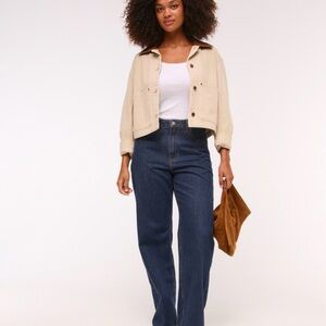 Abercrombie & Fitch Curve High Rise Loose Jeans